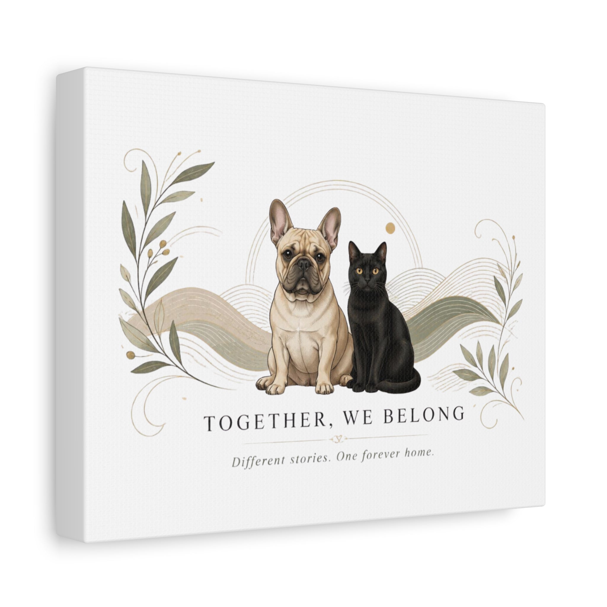 TOGETHER WE BELONG | Matte Canvas, Stretched
