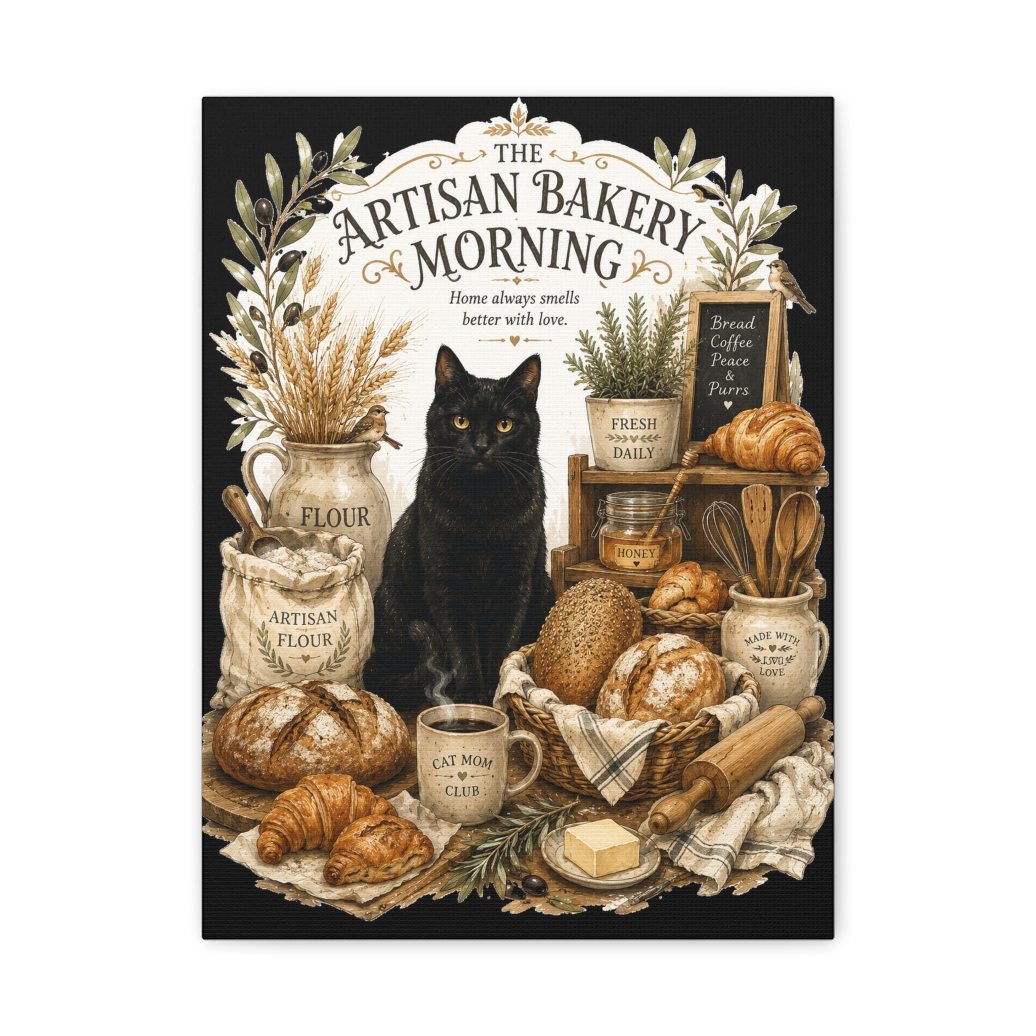 The Artisan Bakery Morning | Matte Canvas