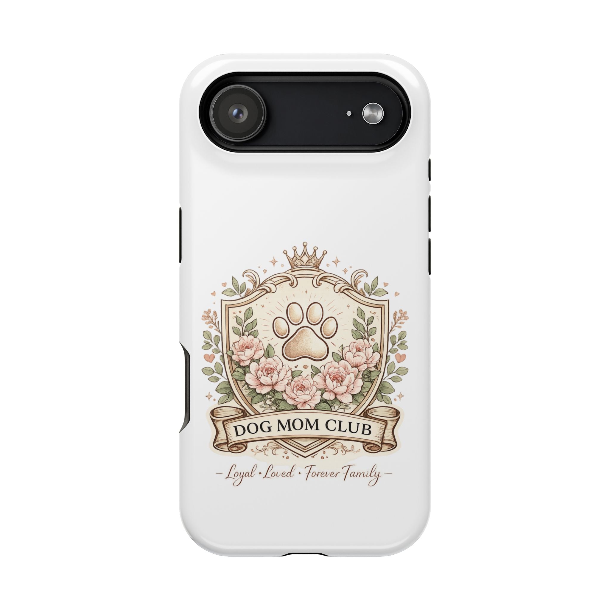 Floral Paw Crest Phone case