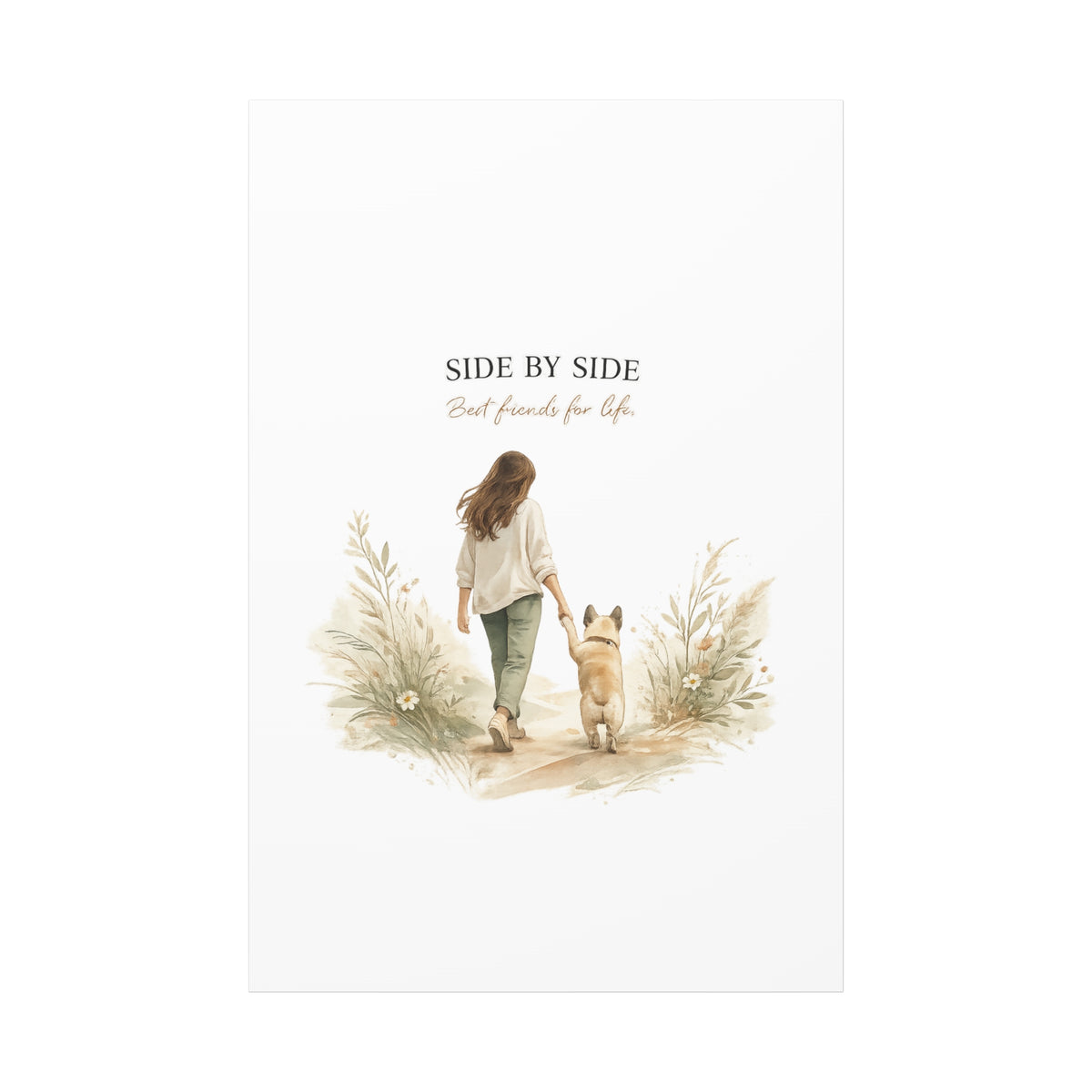 Together Forever | Dog Mom Collection Matte Canvas