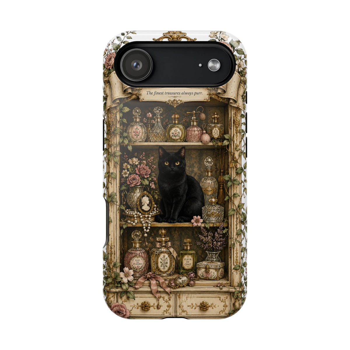 The Antique Perfume Cabinet | Cat Mom Collection Phone case