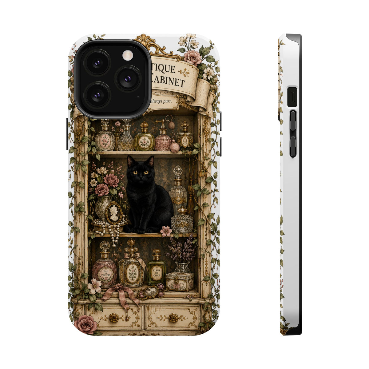 The Antique Perfume Cabinet | Cat Mom Collection Phone case