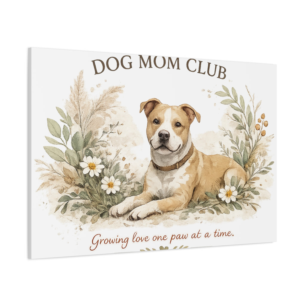 Dog Mom's Wild Garden | Matte Canvas, Stretched, 1.25"