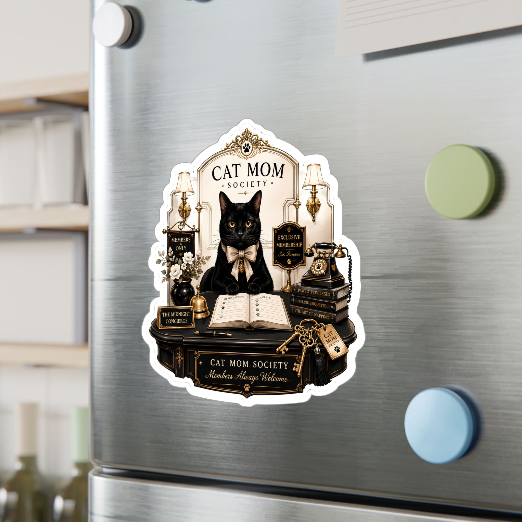 The Midnight Concierge | Kiss-Cut Vinyl Decals Sticker