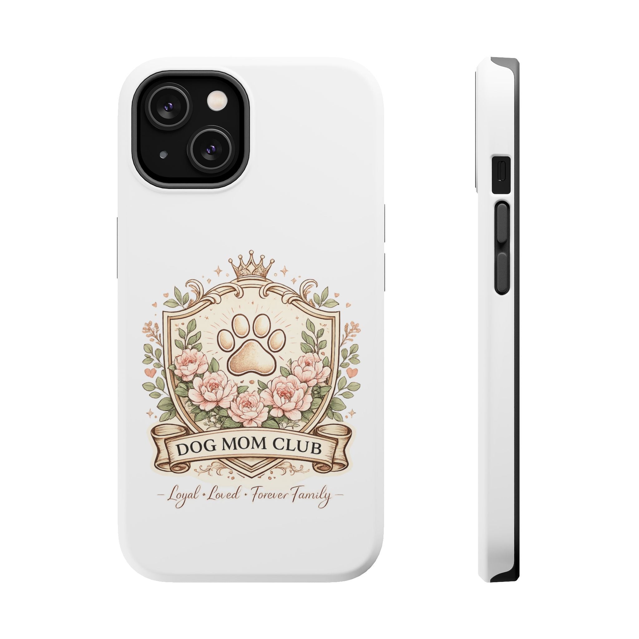 Floral Paw Crest Phone case