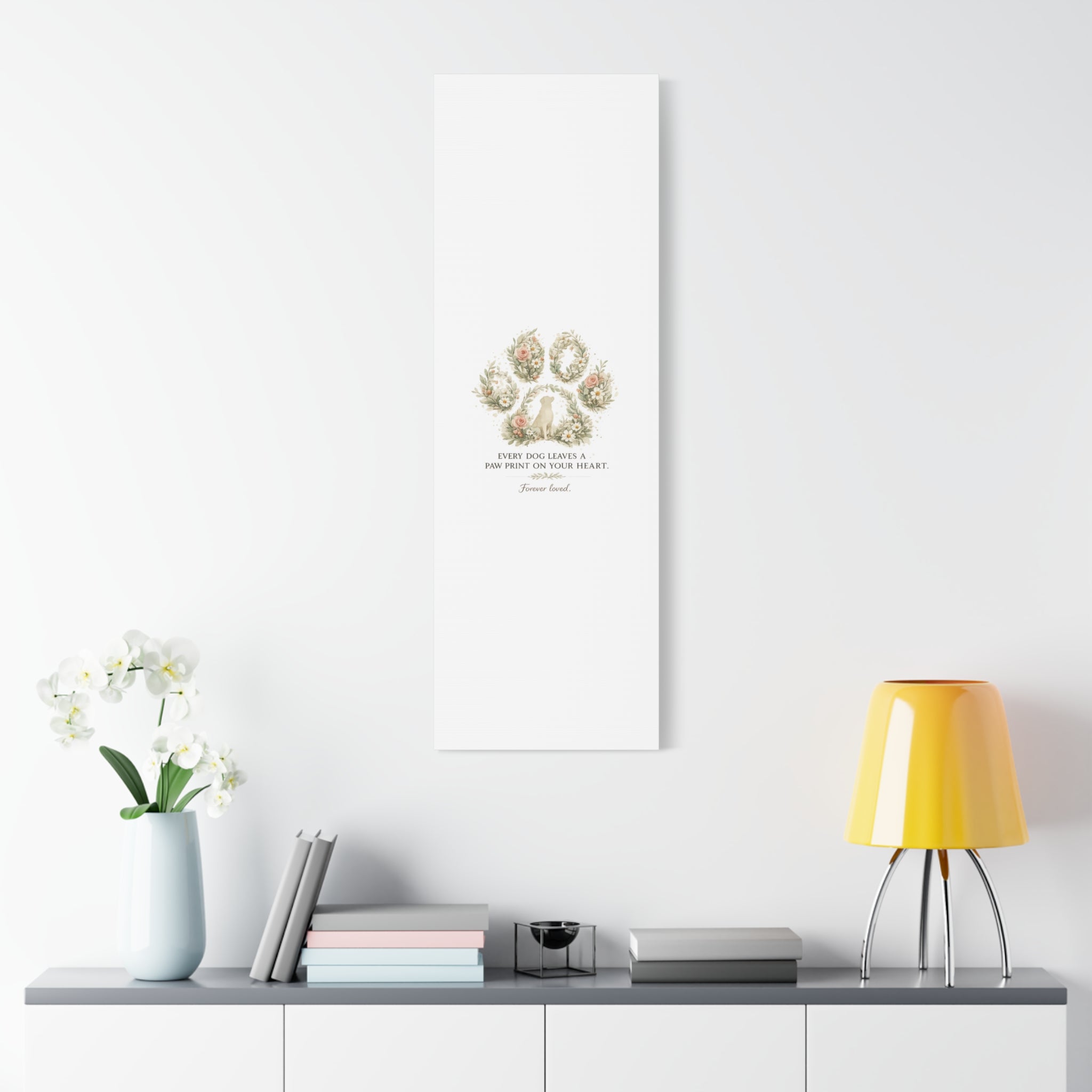 Every Dog Leaves a Paw Print | Matte Canvas, Stretched, 1.25"