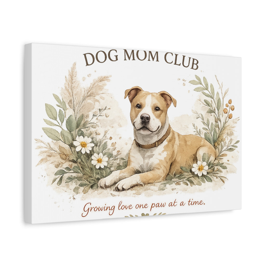 Dog Mom's Wild Garden | Matte Canvas, Stretched, 1.25"