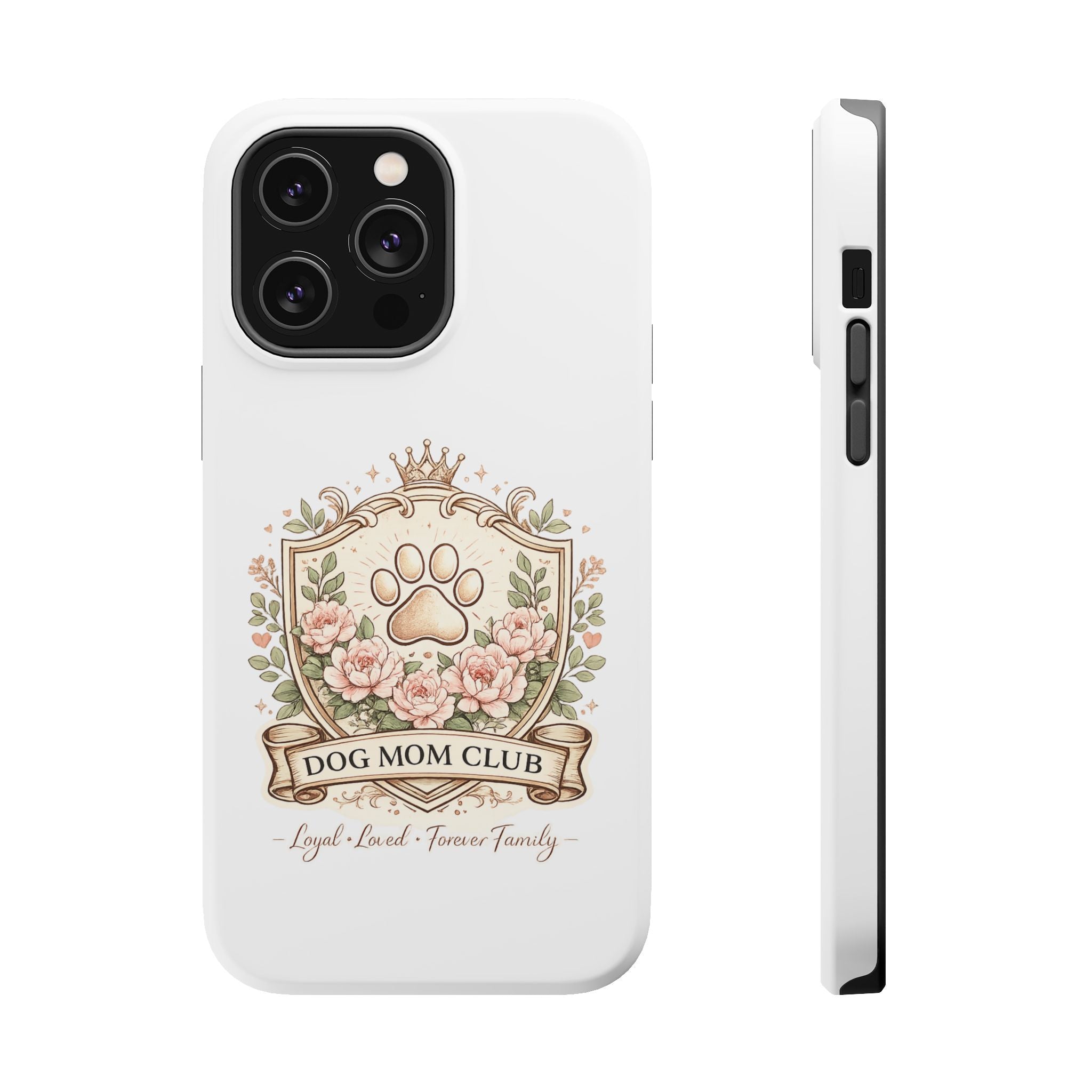 Floral Paw Crest Phone case