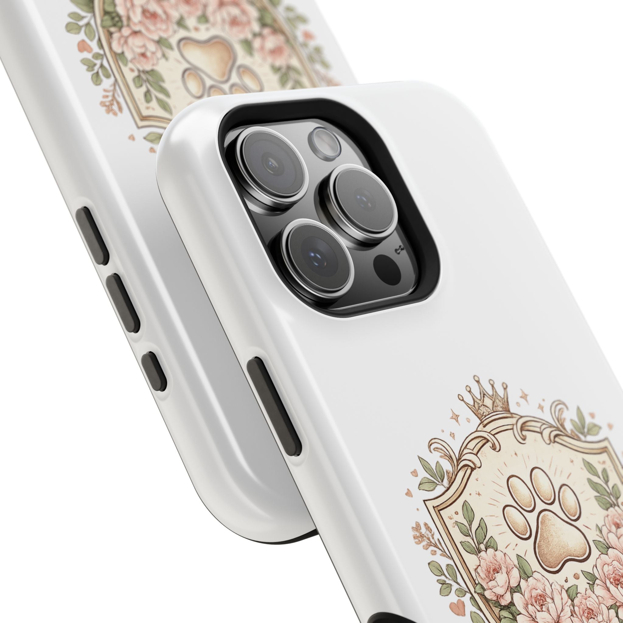 Floral Paw Crest Phone case