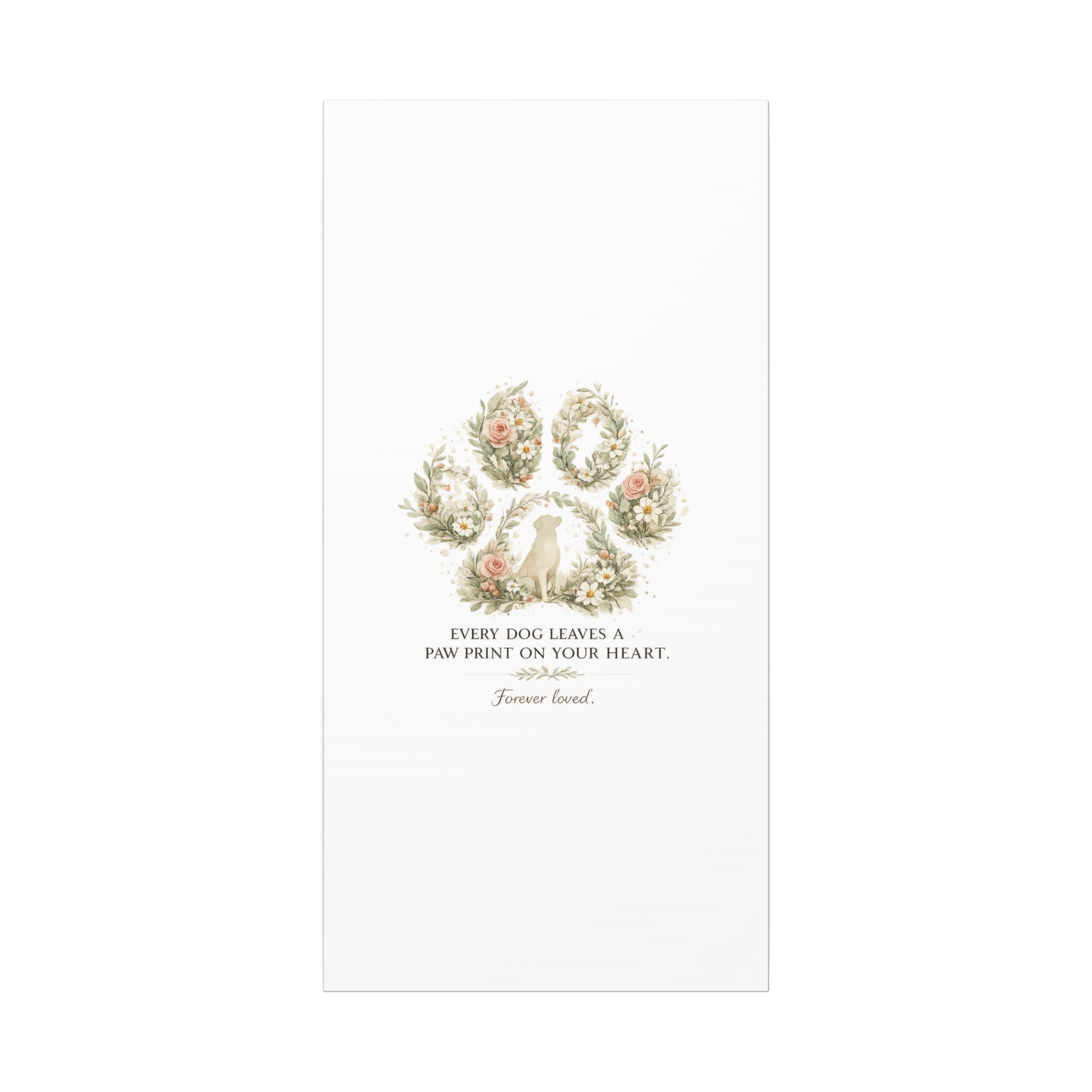 Every Dog Leaves a Paw Print | Matte Canvas, Stretched, 1.25"