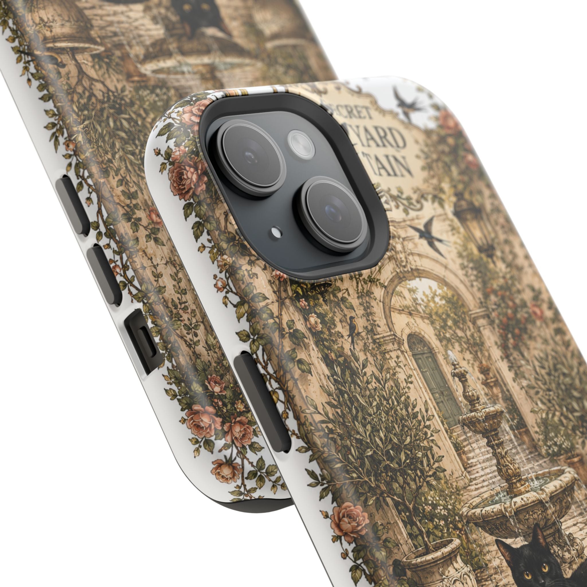 THE SECRET COURTYARD FOUNTAIN | Phone case