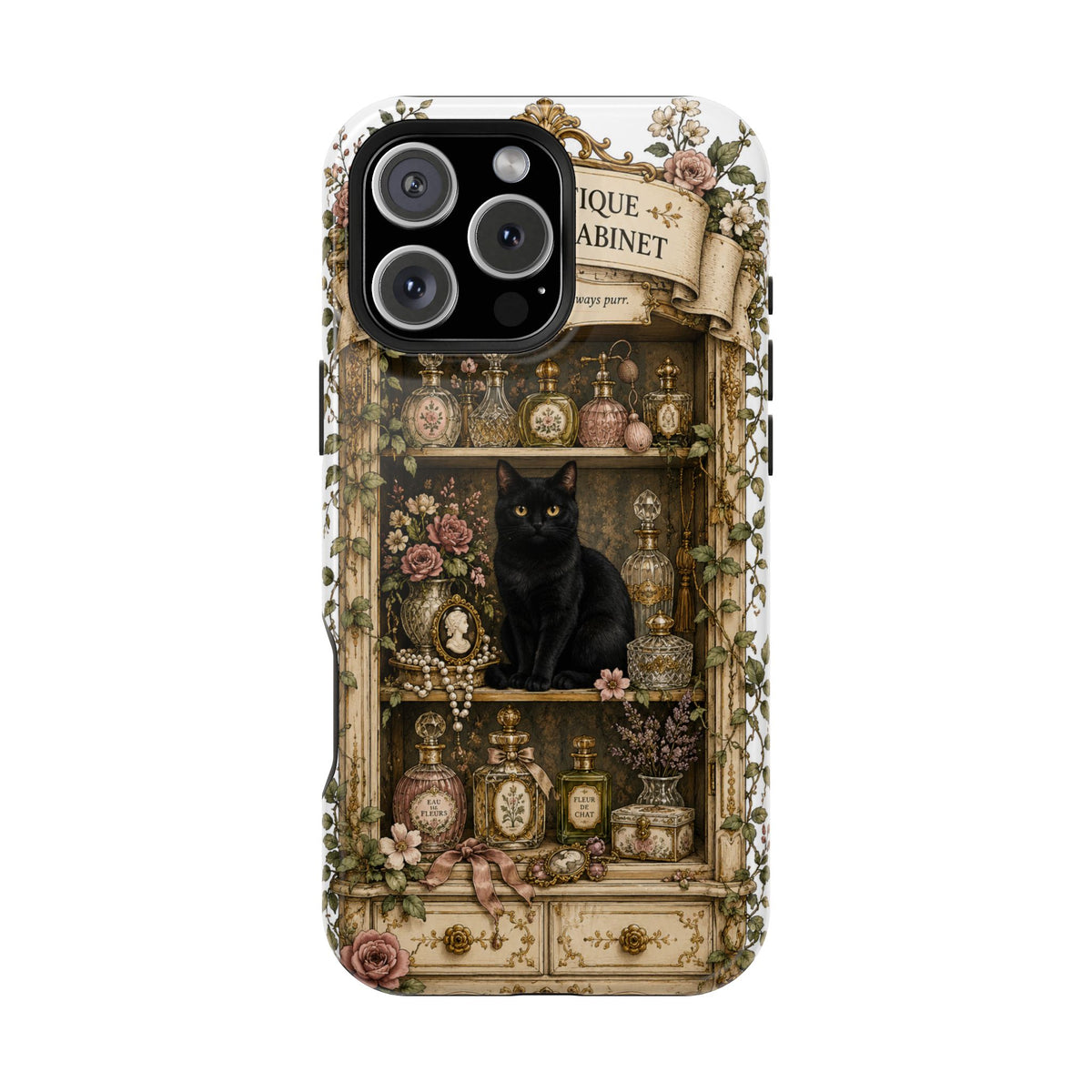 The Antique Perfume Cabinet | Cat Mom Collection Phone case