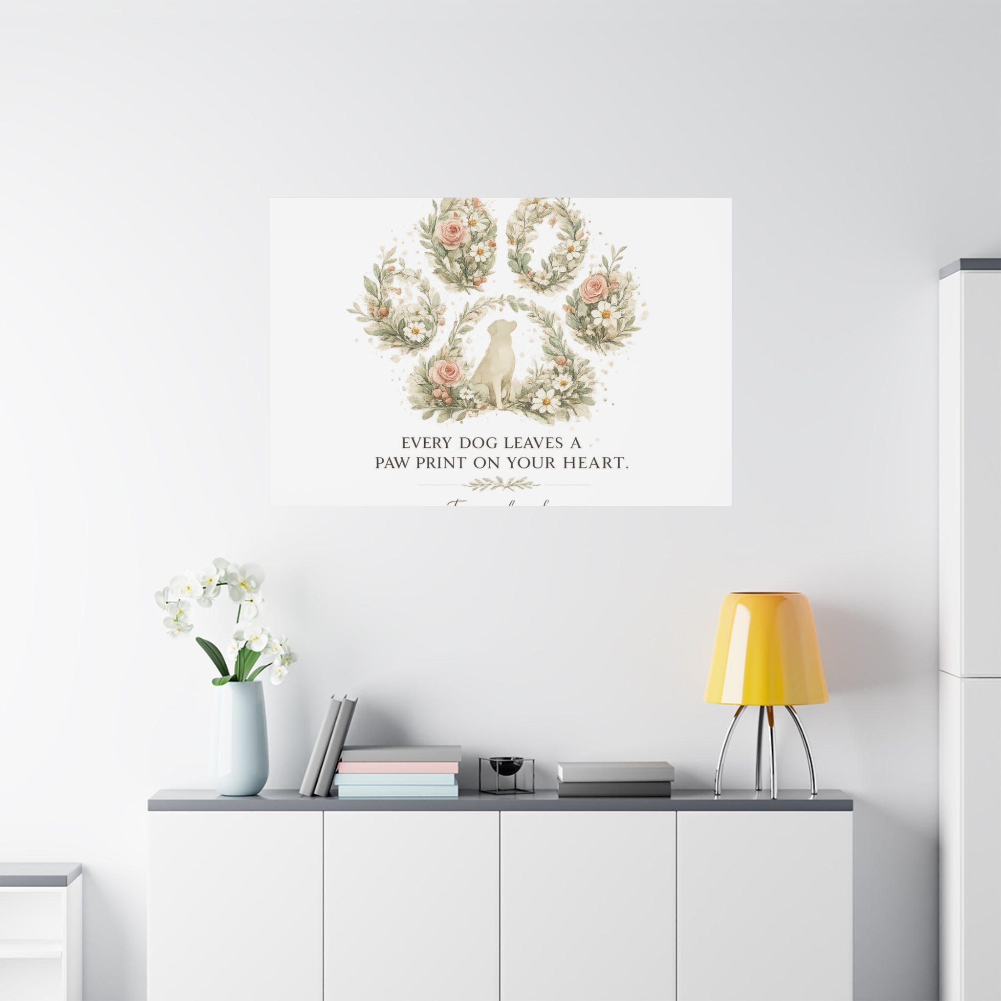 Every Dog Leaves a Paw Print | Matte Canvas, Stretched, 1.25"