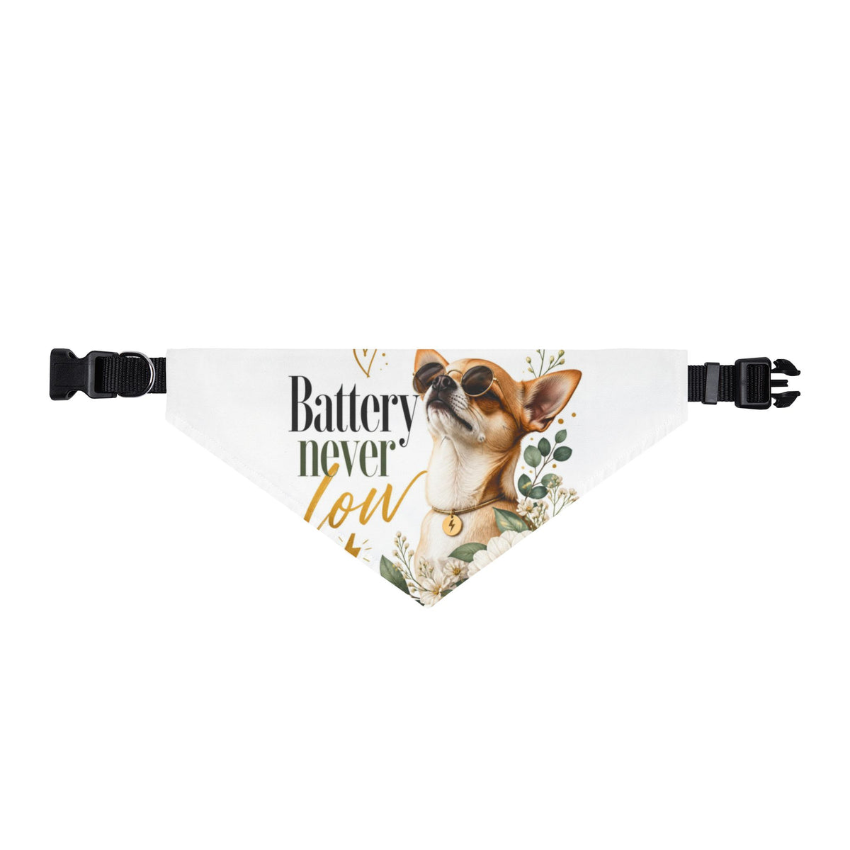 Battery never low | Fun Collection Pet Bandana