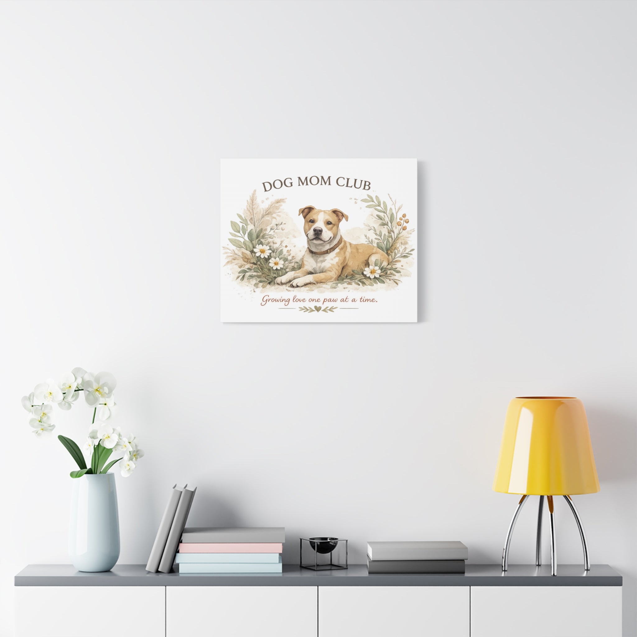 Dog Mom's Wild Garden | Matte Canvas, Stretched, 1.25"