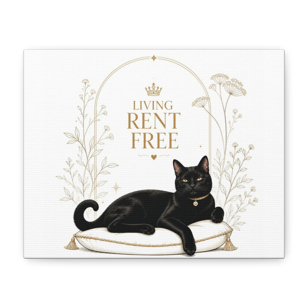Living Rent Free | Fun Collection Matte Canvas