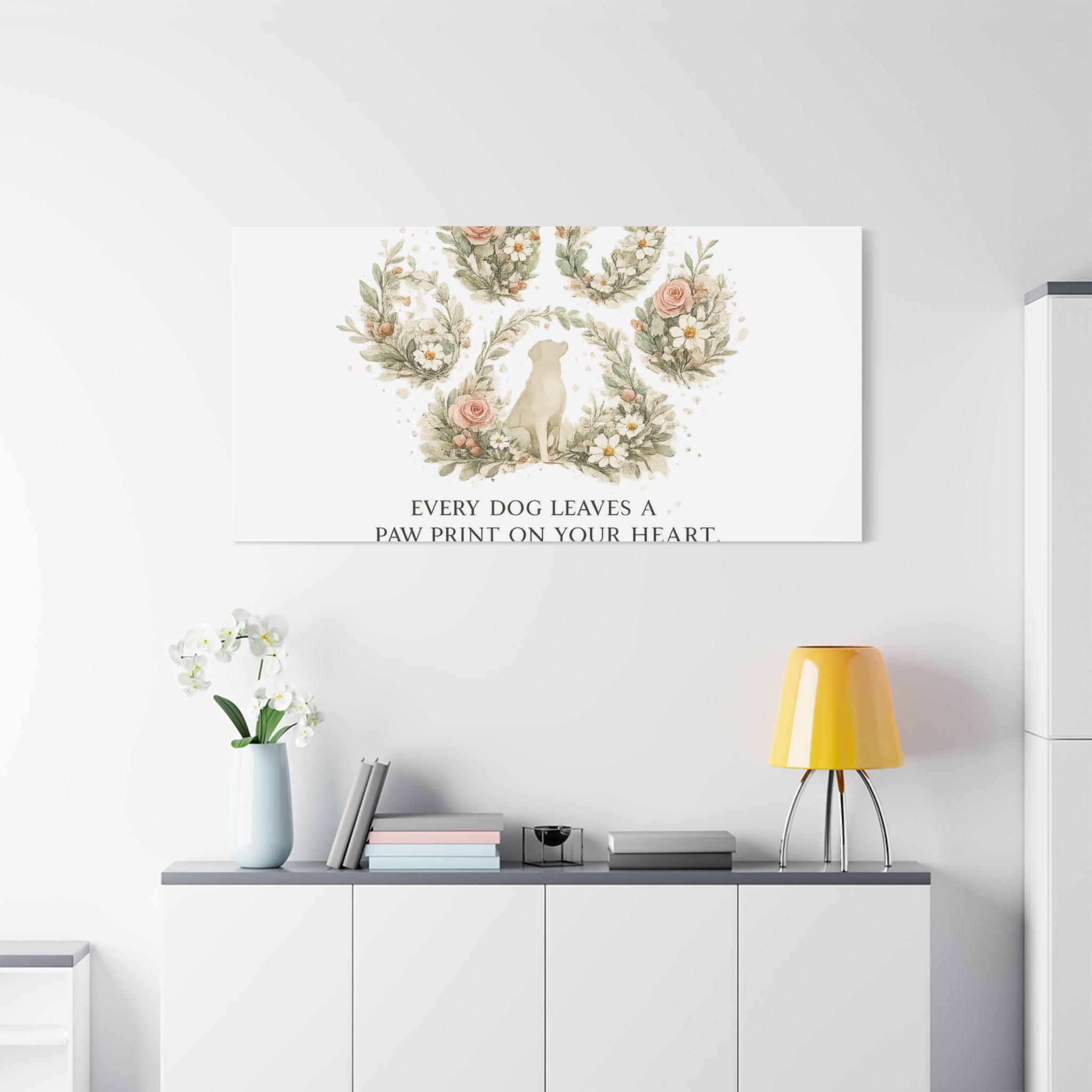 Every Dog Leaves a Paw Print | Matte Canvas, Stretched, 1.25"
