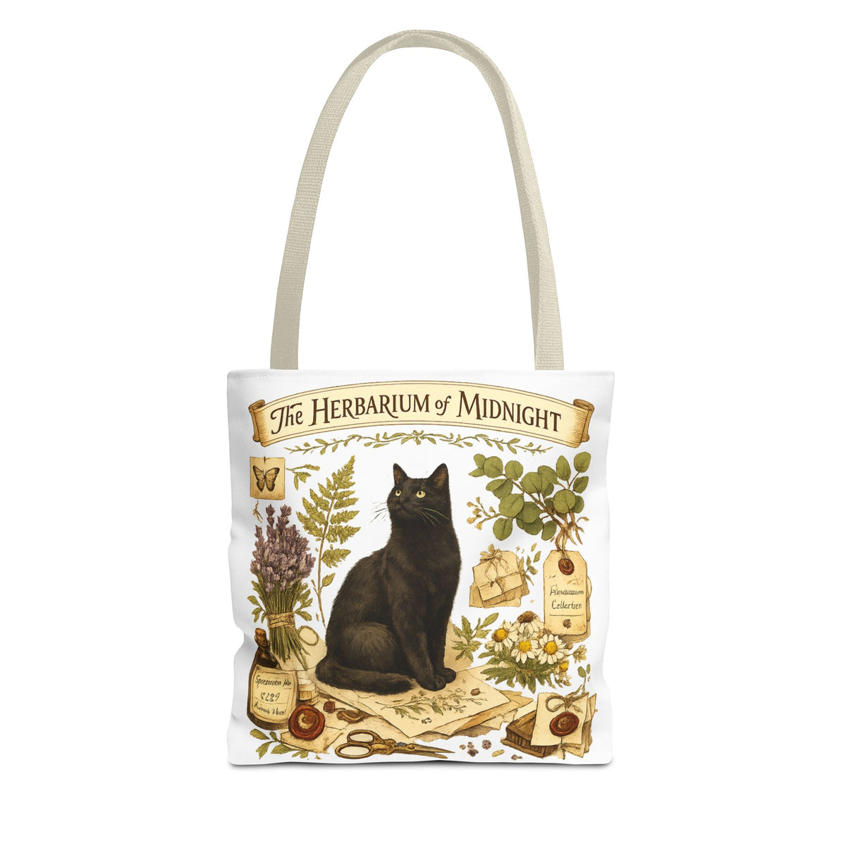The Herbarium Of Midnight | Cat Mom Collection Totebag
