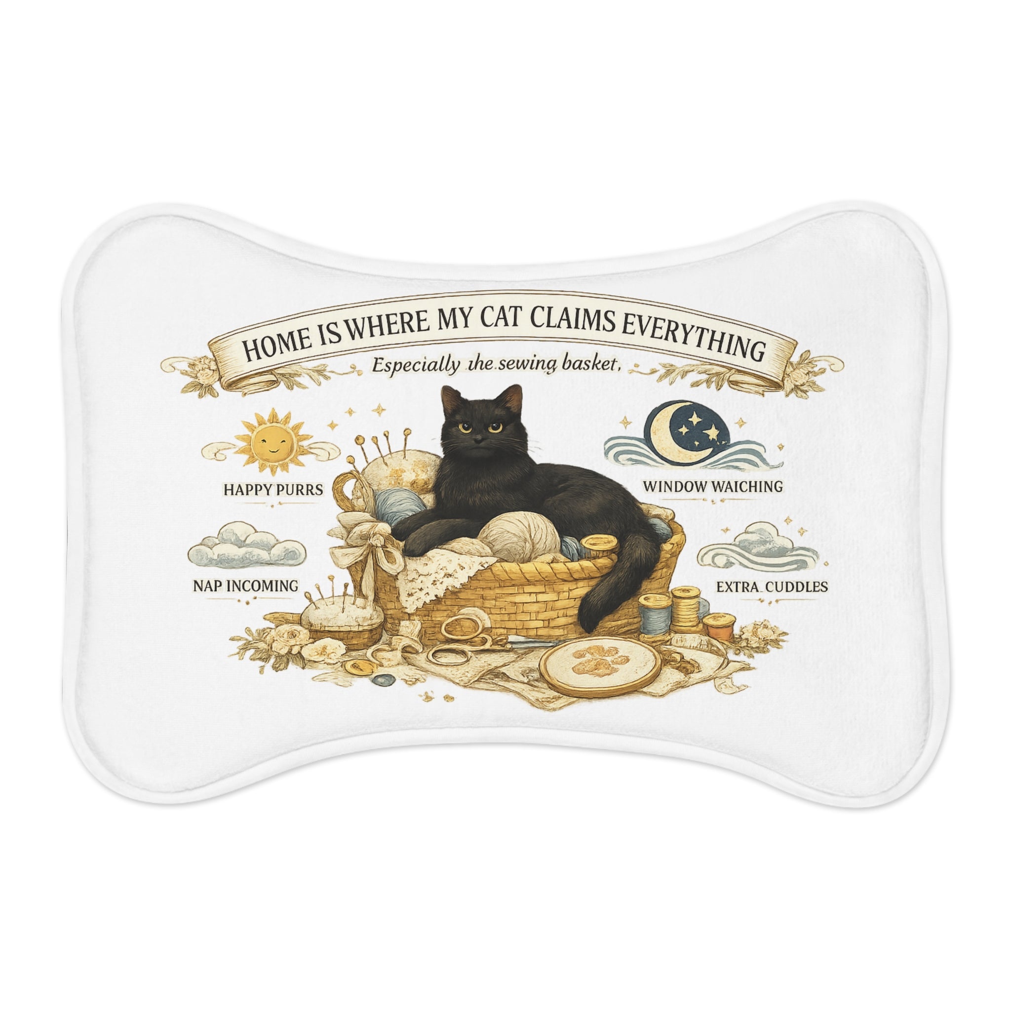 The Cat Mom's Sewing Basket | Pet Feeding Mats