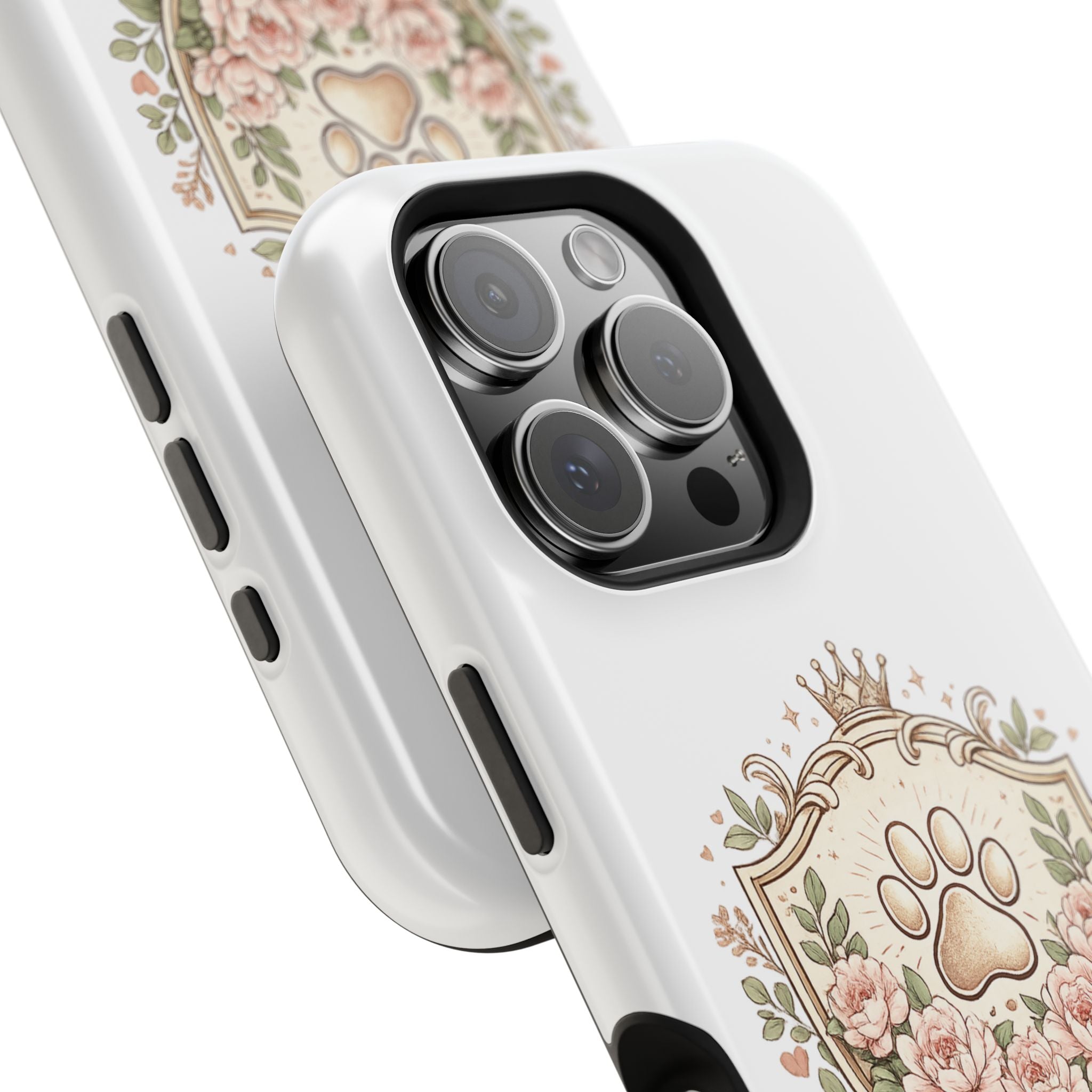 Floral Paw Crest Phone case