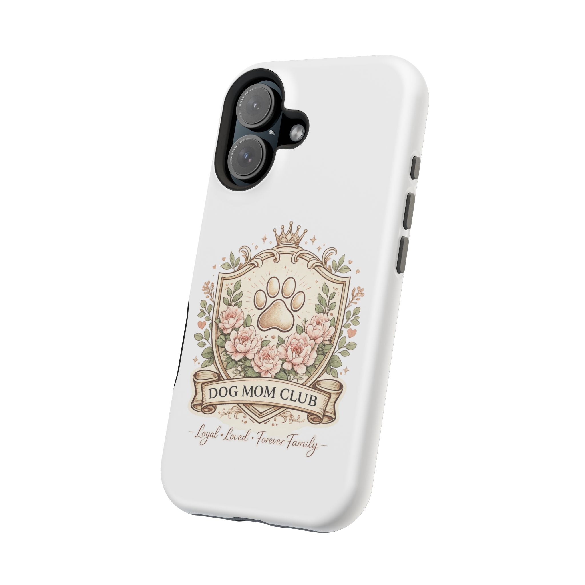 Floral Paw Crest Phone case