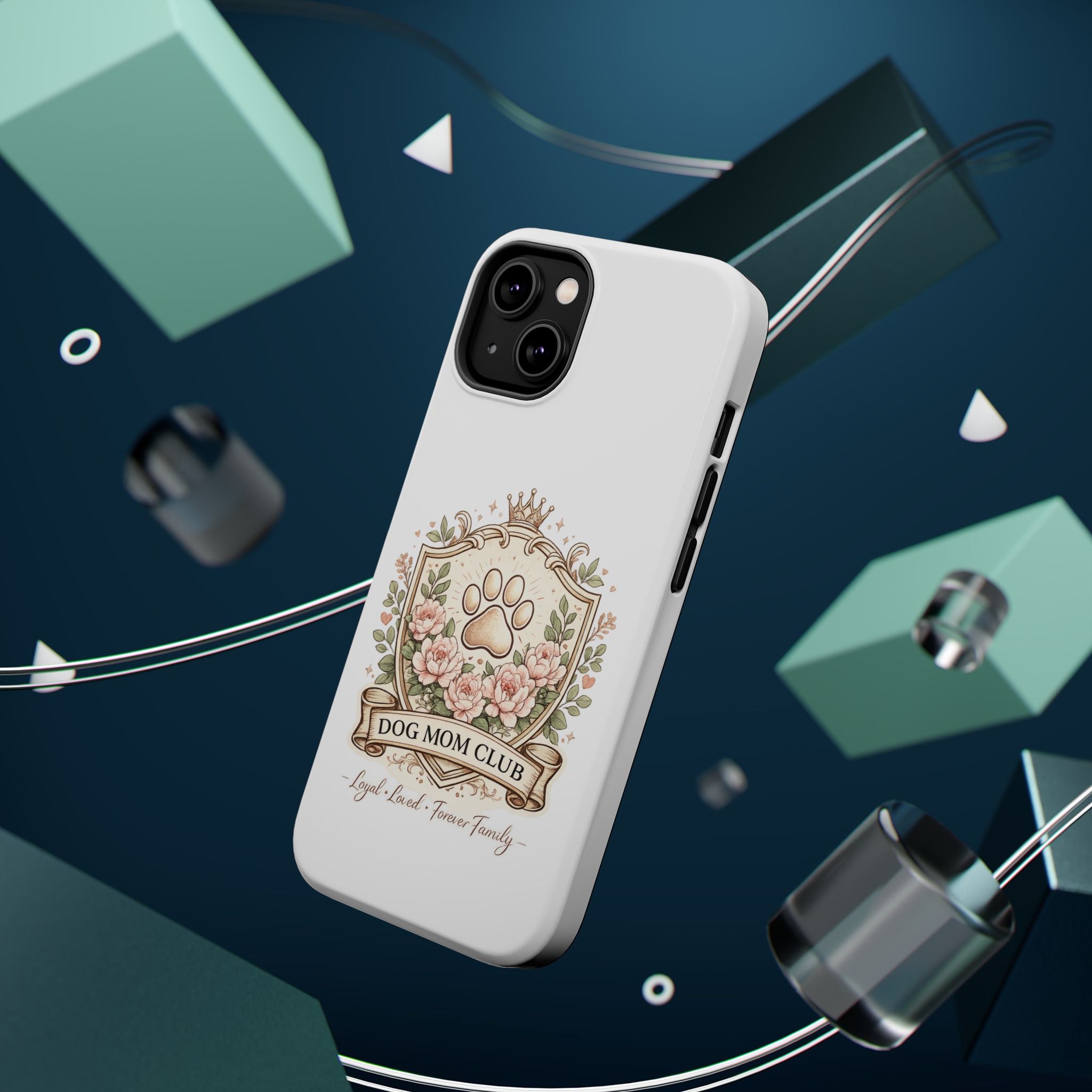 Floral Paw Crest Phone case