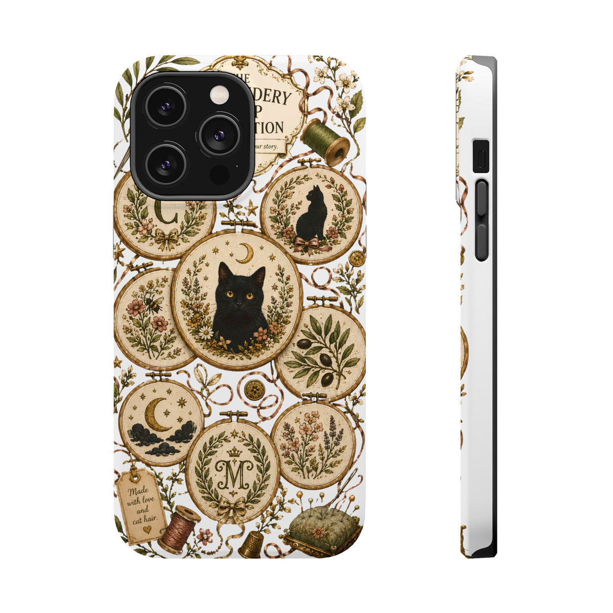 The Embroidery Hoop | Cat Mom Collection Phone case