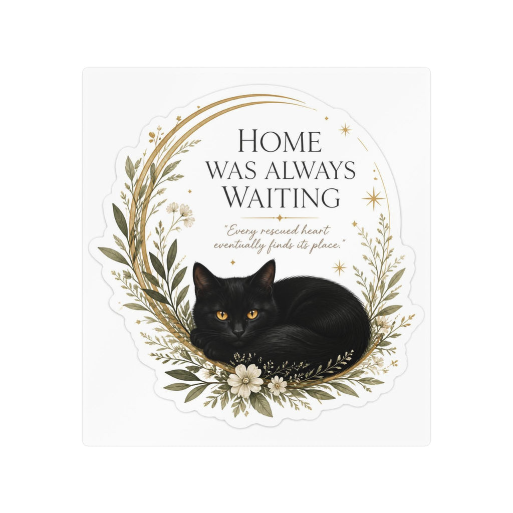 HOME WAS ALWAYS WAITING | Kiss-Cut Vinyl Decals Sticker