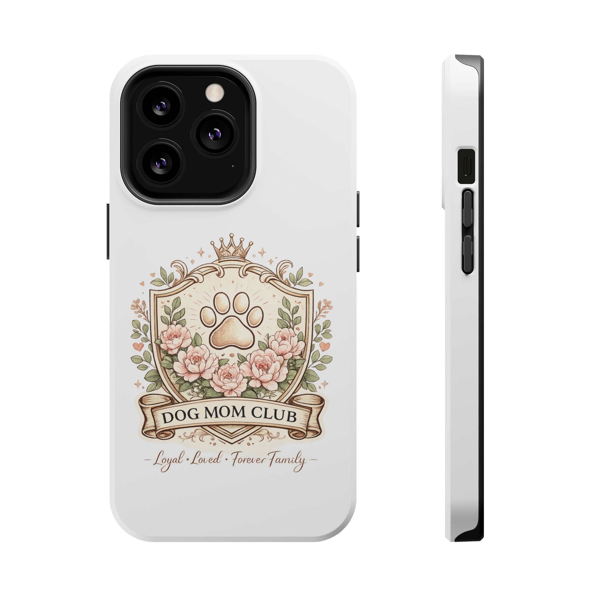Floral Paw Crest Phone case