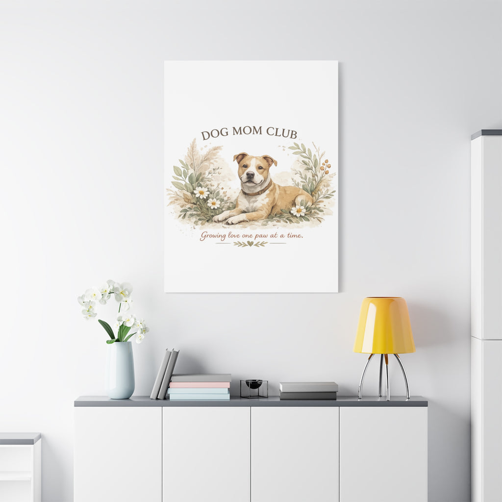 Dog Mom's Wild Garden | Matte Canvas, Stretched, 1.25"
