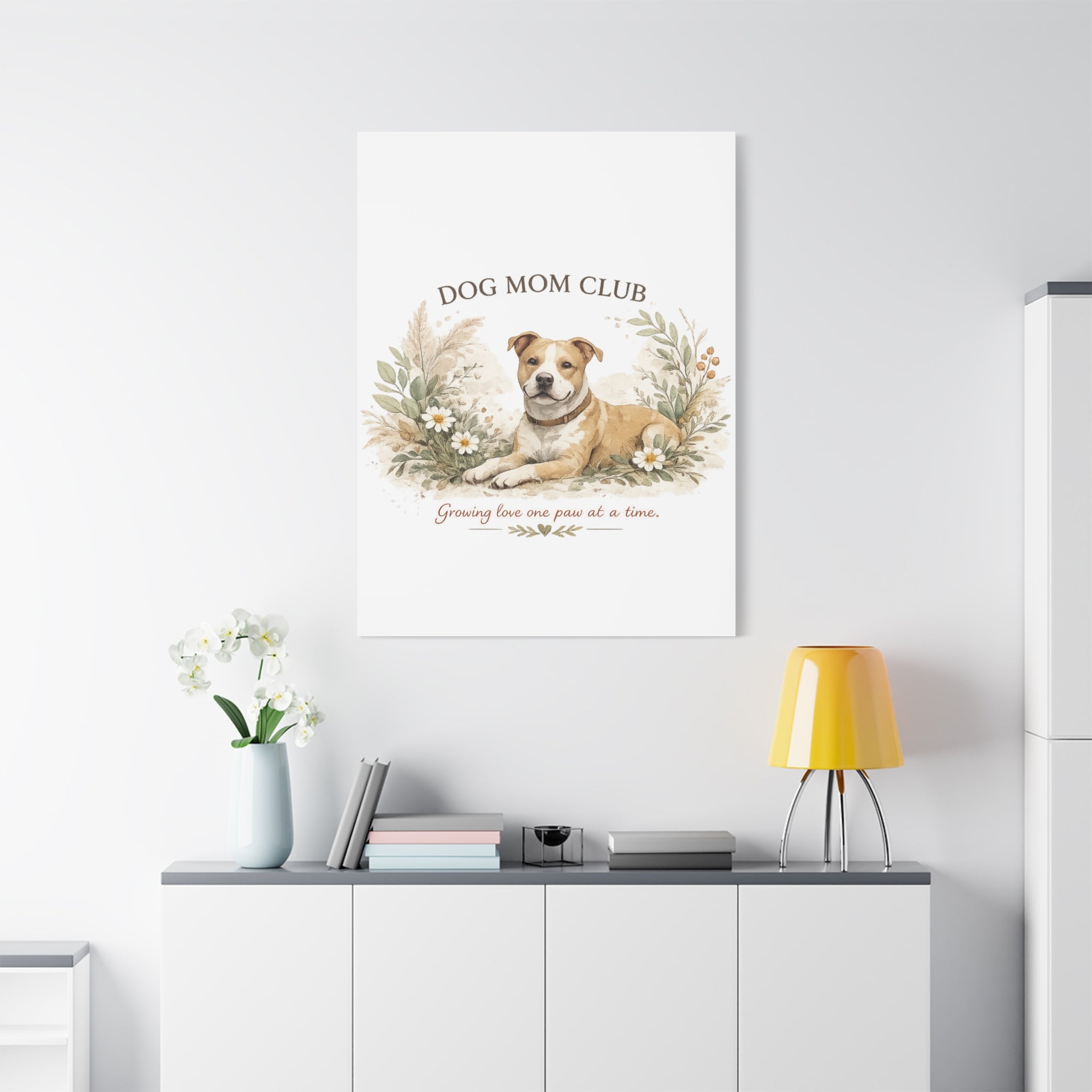 Dog Mom's Wild Garden | Matte Canvas, Stretched, 1.25"
