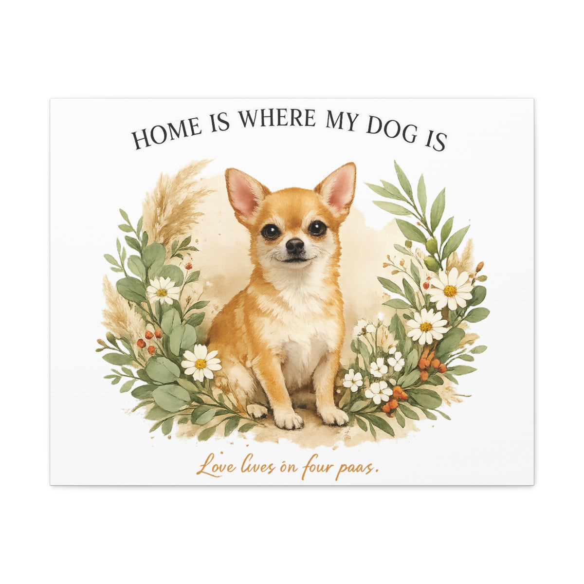 The Heart of the Home | Dog Mom Collection Matte Canvas