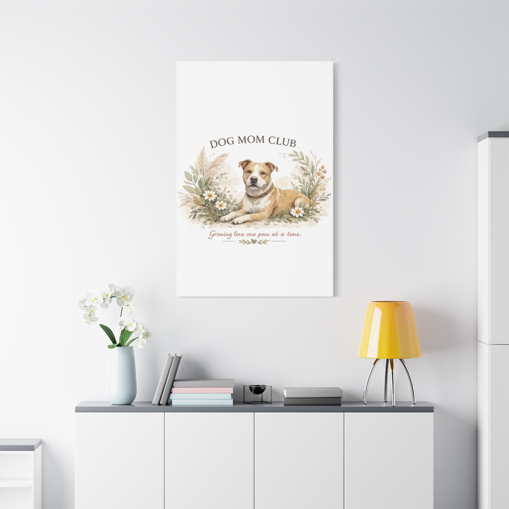 Dog Mom's Wild Garden | Matte Canvas, Stretched, 1.25"