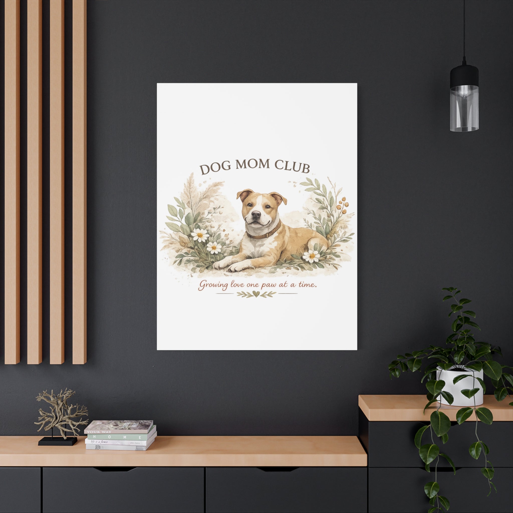 Dog Mom's Wild Garden | Matte Canvas, Stretched, 1.25"