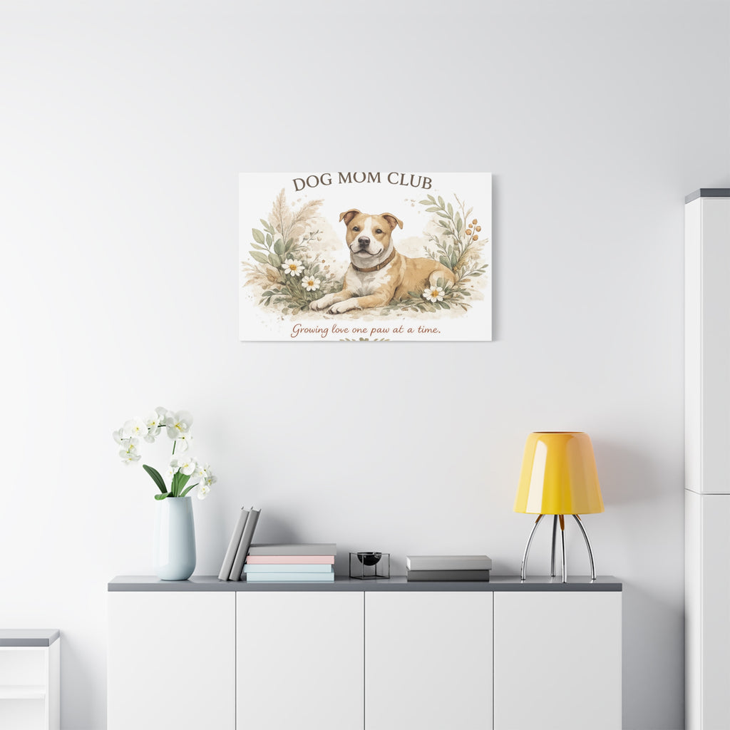 Dog Mom's Wild Garden | Matte Canvas, Stretched, 1.25"