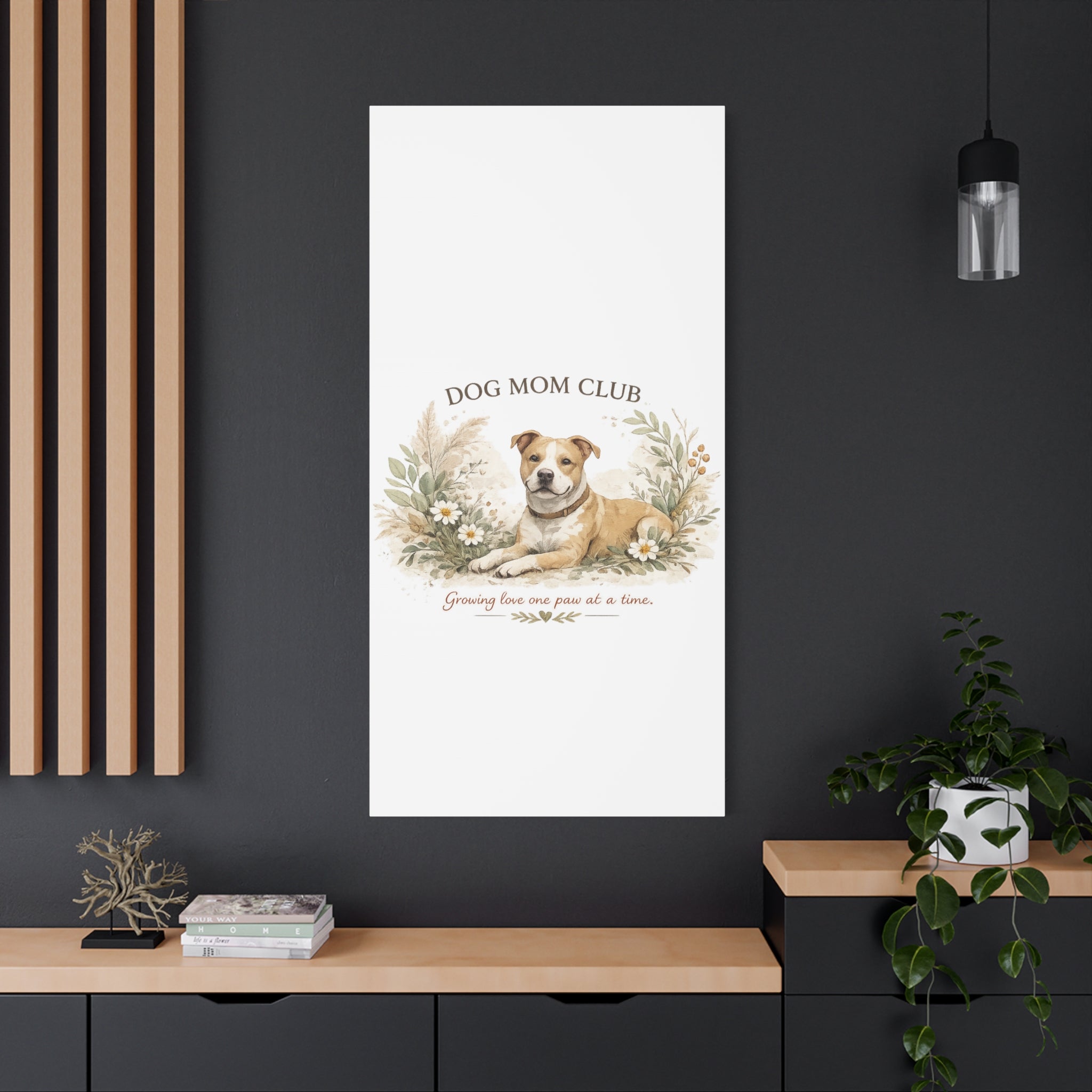Dog Mom's Wild Garden | Matte Canvas, Stretched, 1.25"