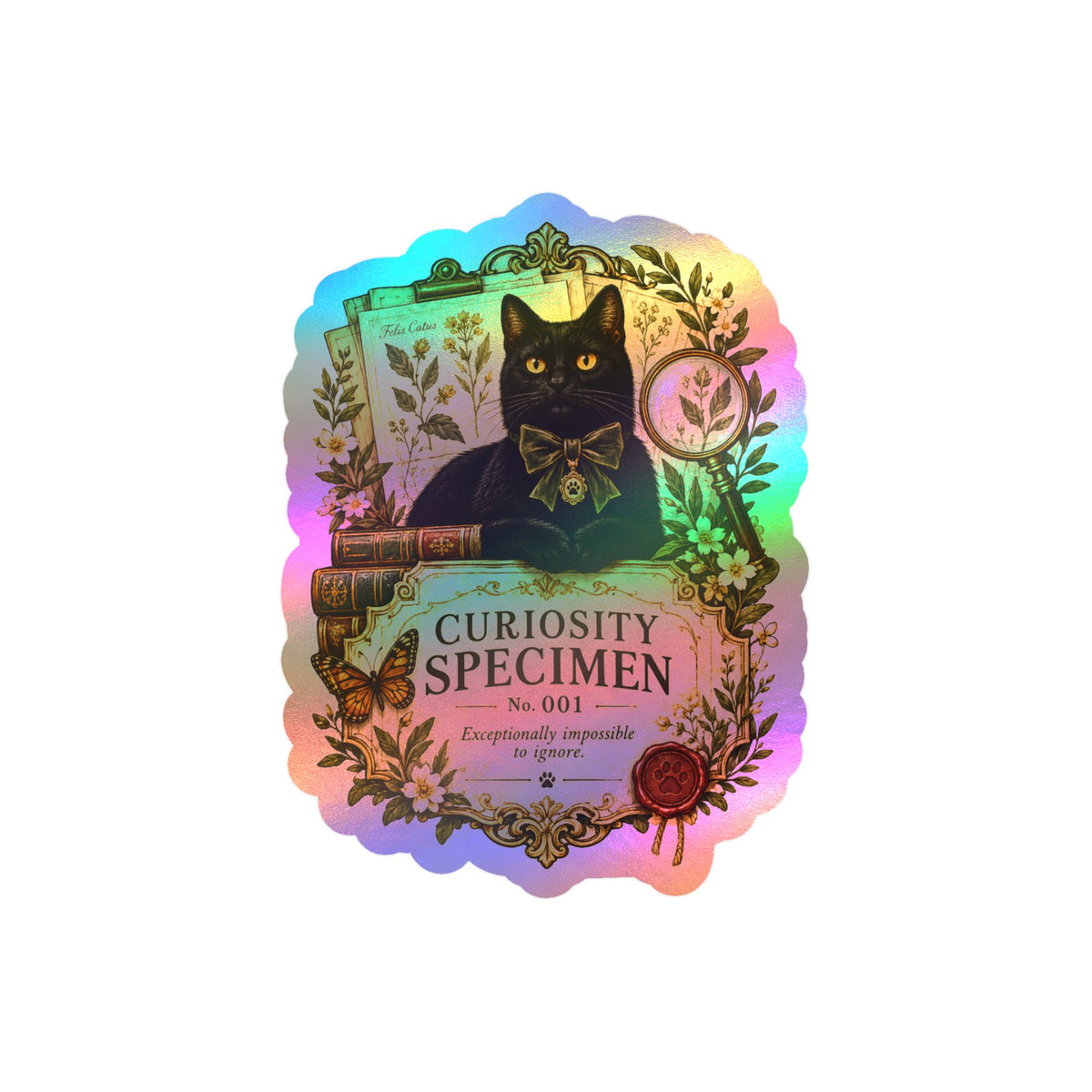 The Curiosity Specimen | Cat Mom Collection Sticker