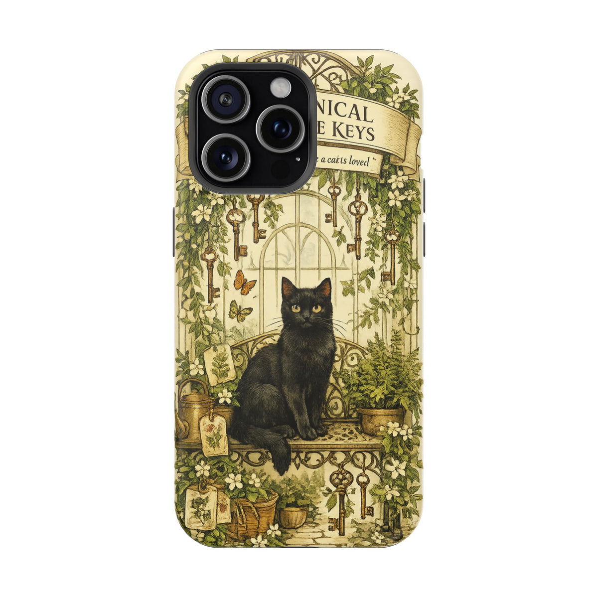 The Botanical Greenhouse Keys | Cat Mom Collection Phone case