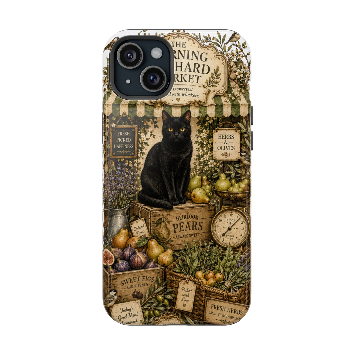 The Morning Orchard Market | Cat Mom Collection Phone case