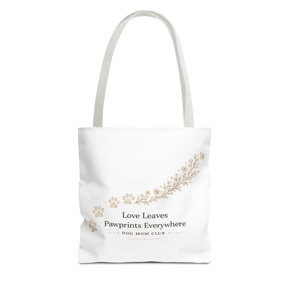Love Leaves Pawprints | Dog Mom Collection Totebag