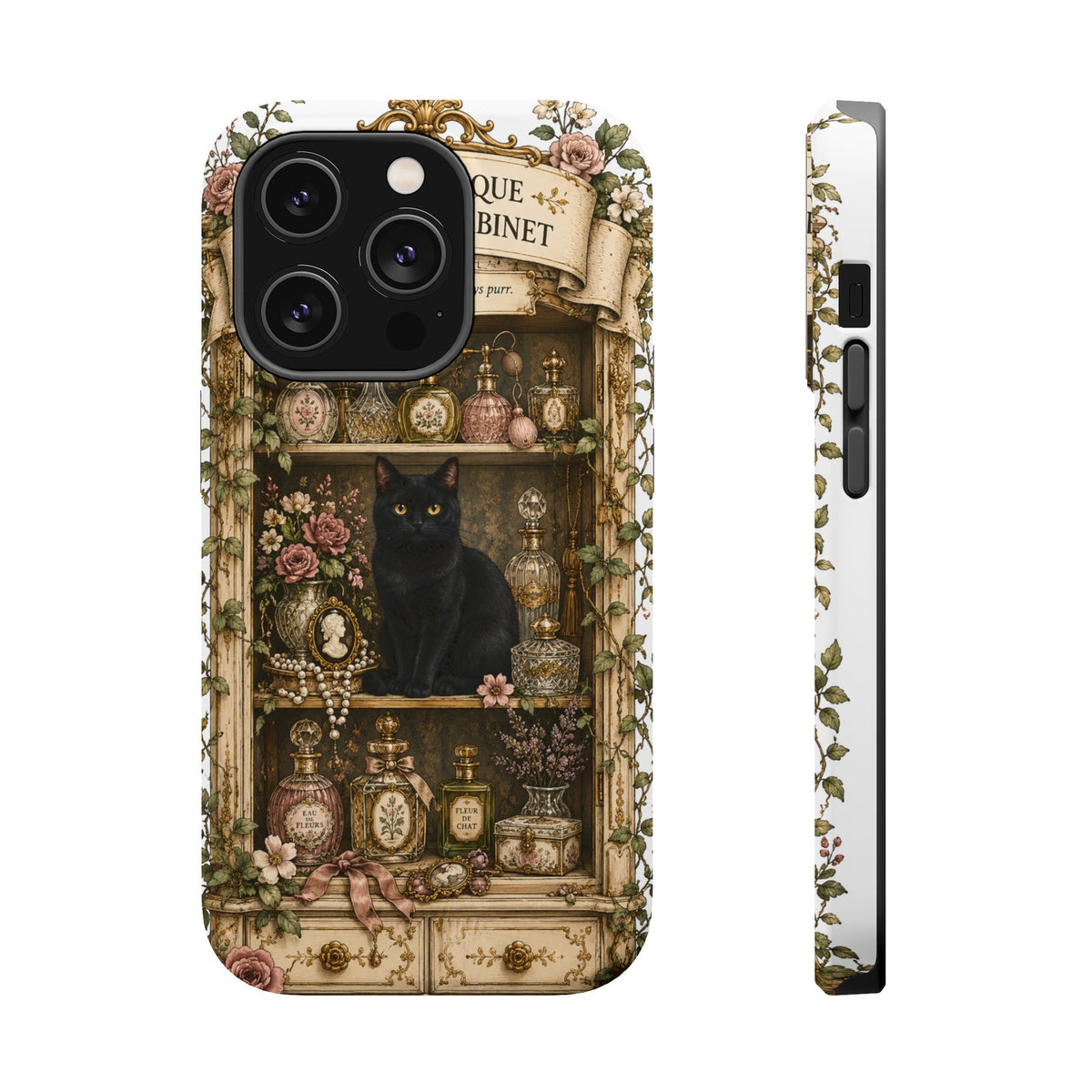 The Antique Perfume Cabinet | Cat Mom Collection Phone case