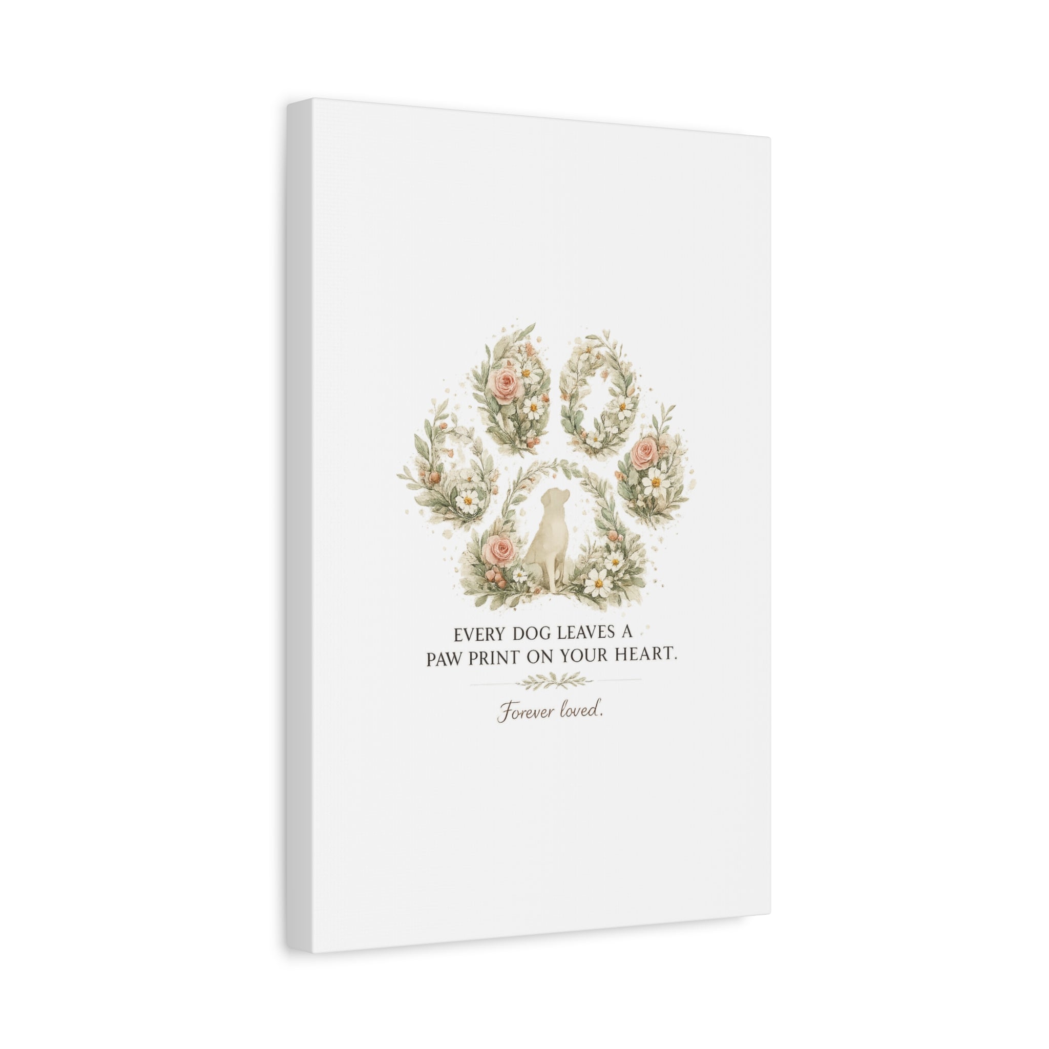 Every Dog Leaves a Paw Print | Matte Canvas, Stretched, 1.25"