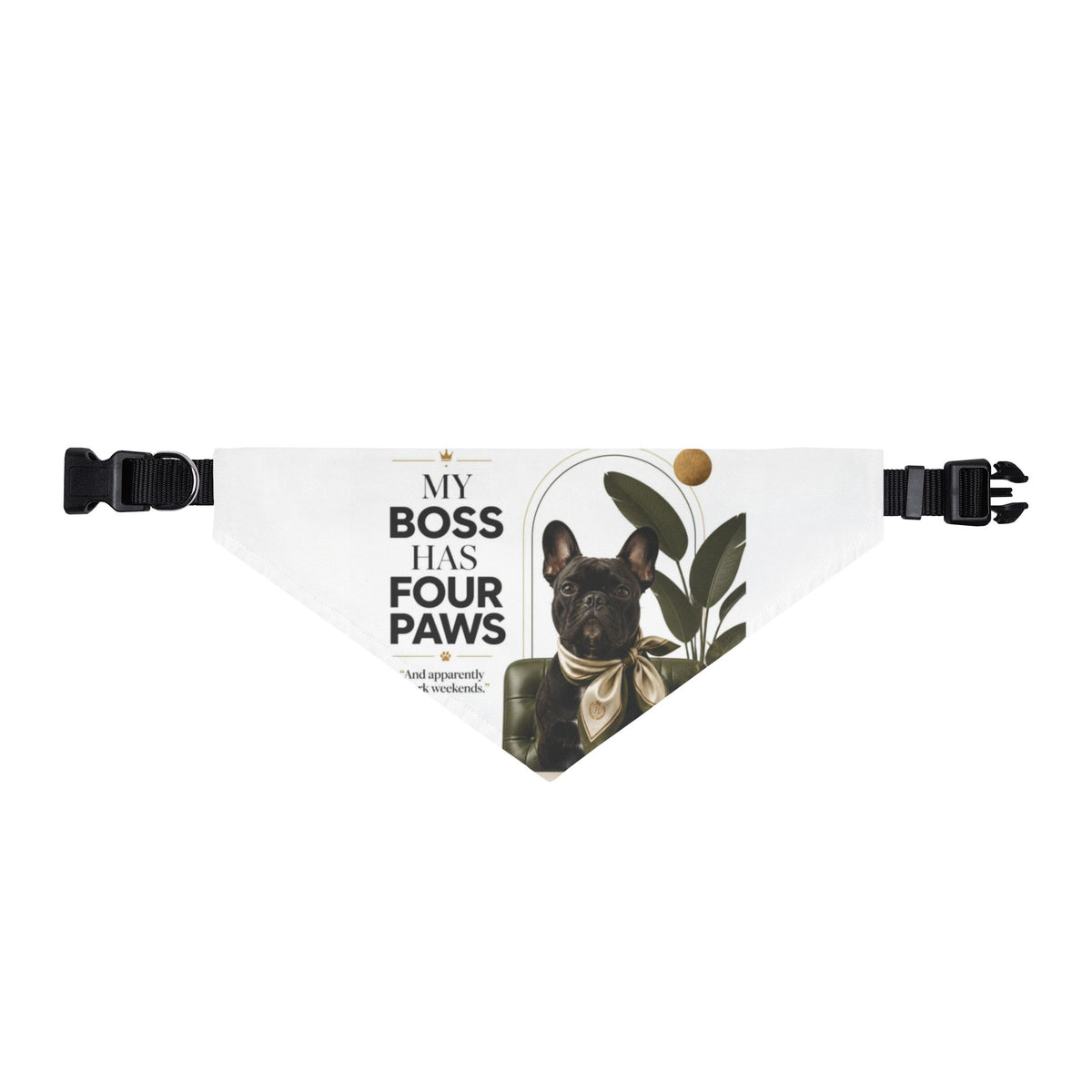 My Boss has four paws | Fun Collection Pet Bandana