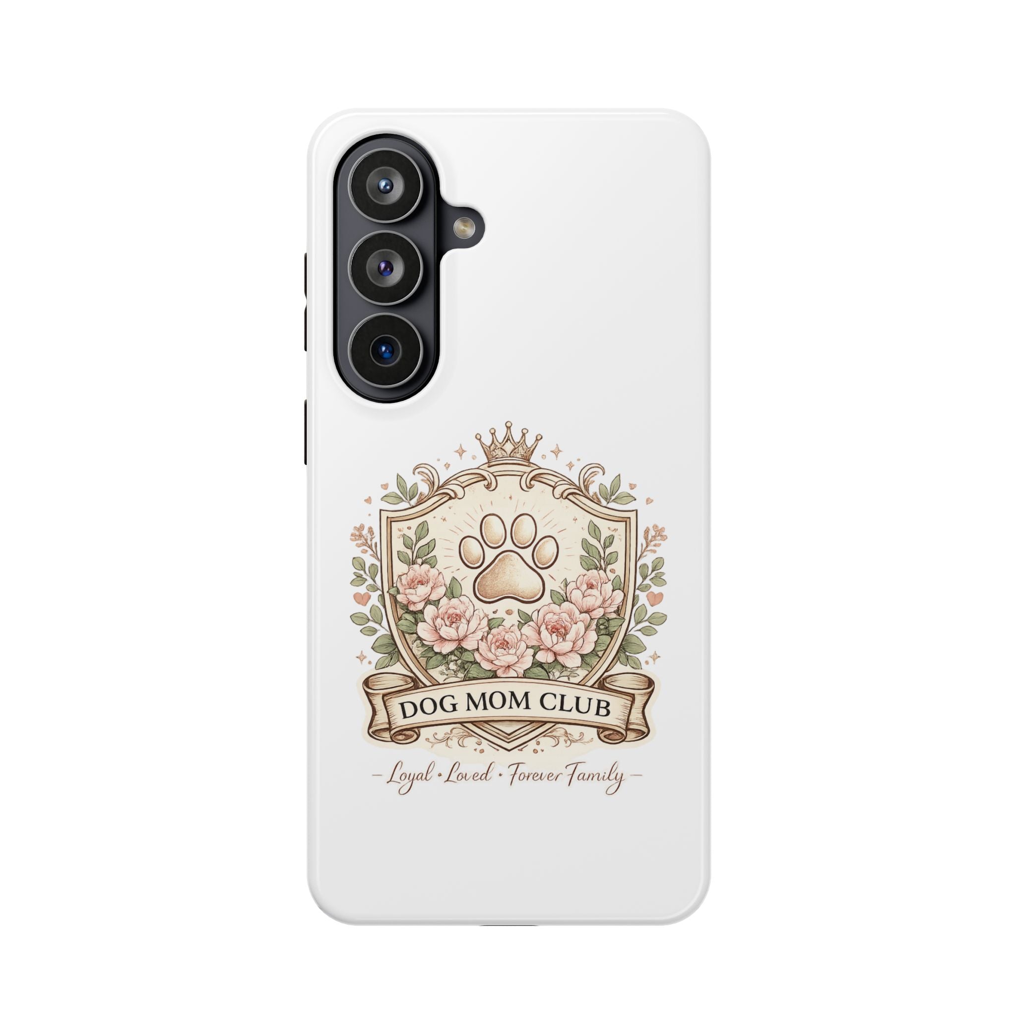 Floral Paw Crest Phone case