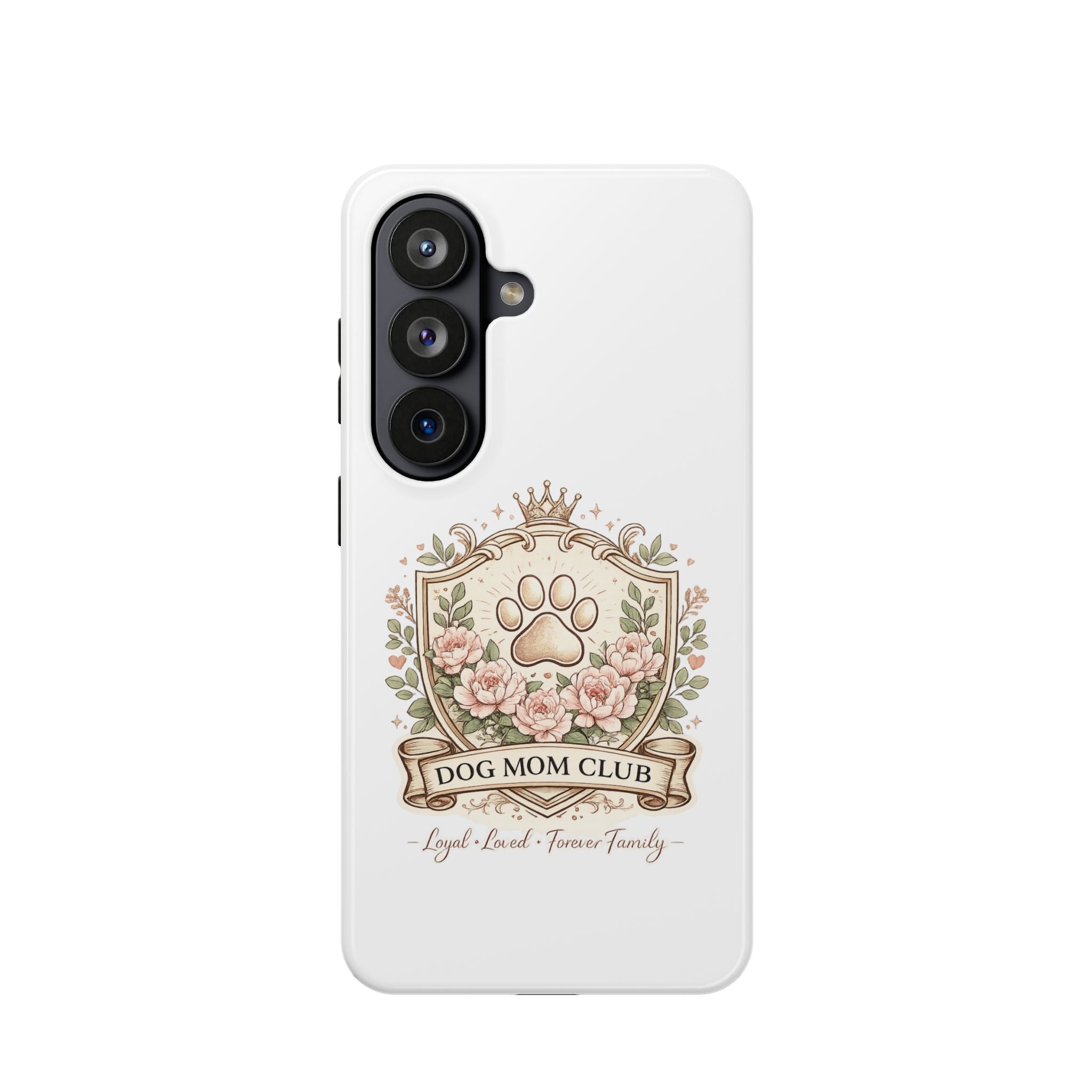 Floral Paw Crest Phone case