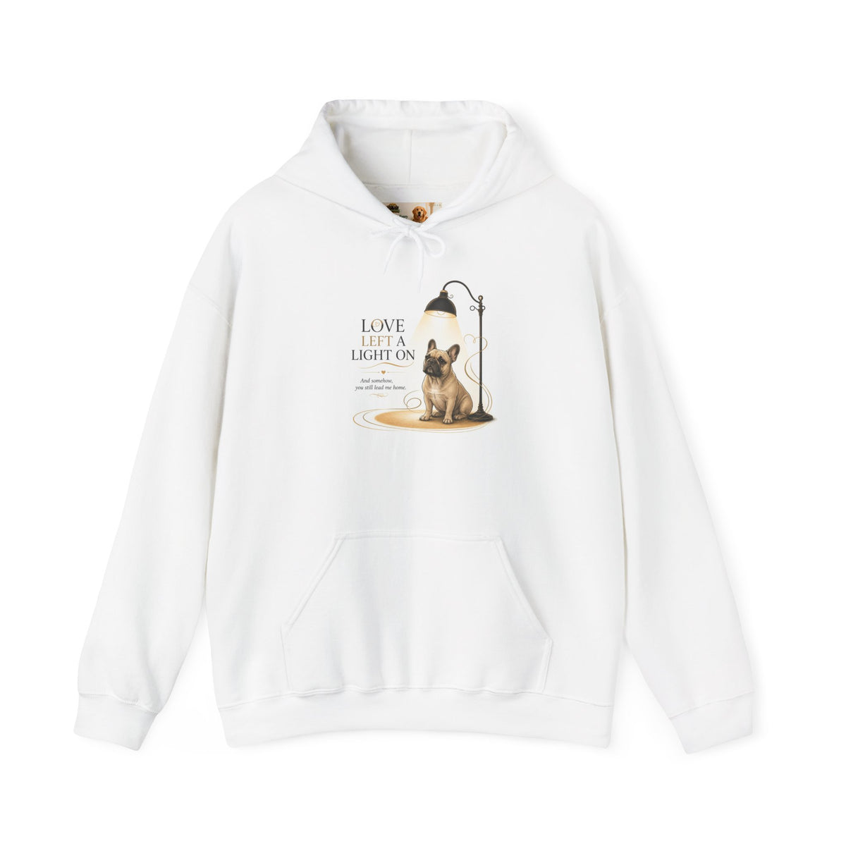 Love Left a Light On French Bulldog Sweatshirt | Memorial  Collection