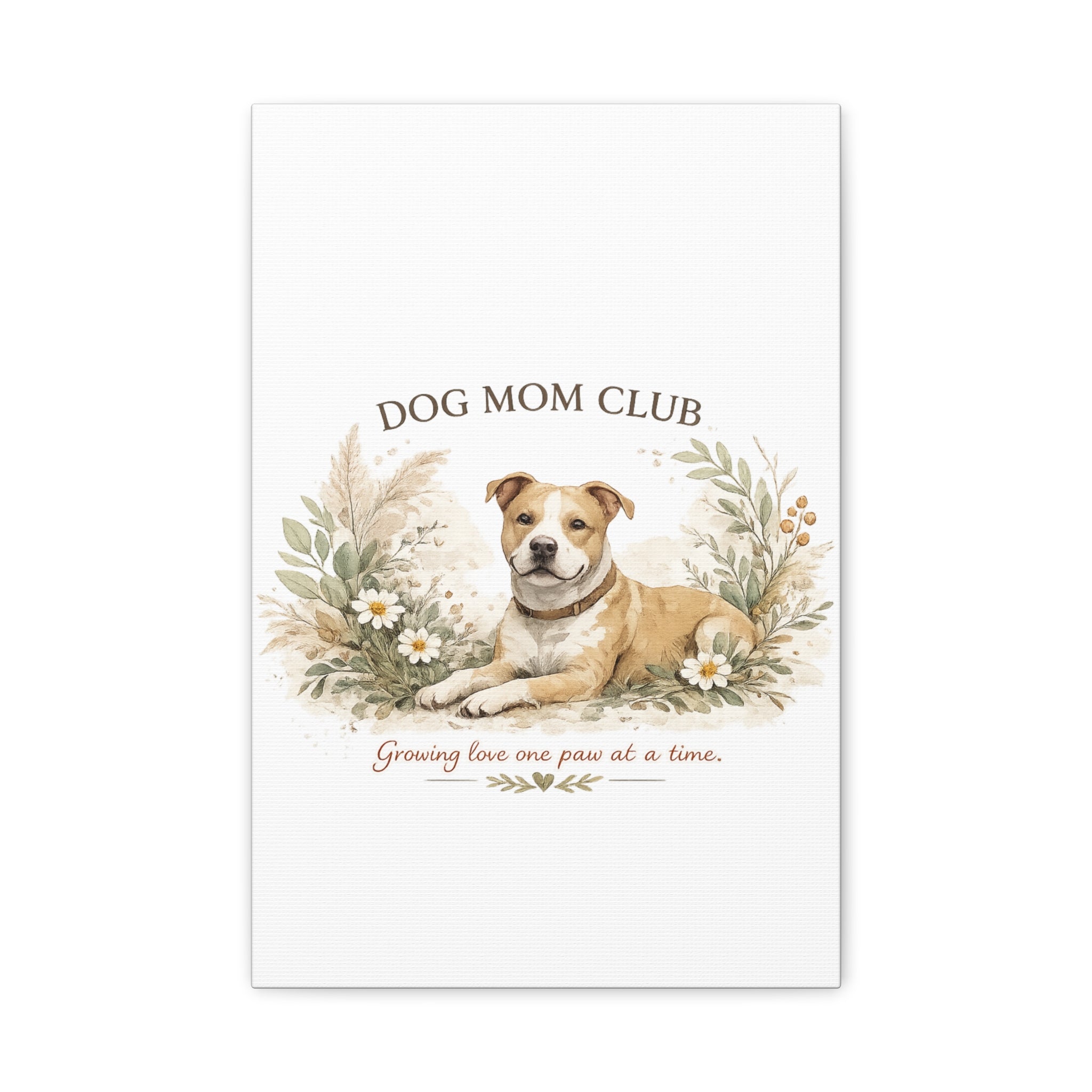 Dog Mom's Wild Garden | Matte Canvas, Stretched, 1.25"