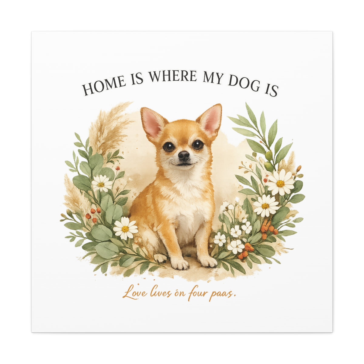The Heart of the Home | Dog Mom Collection Matte Canvas