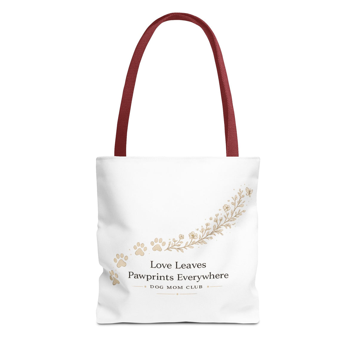 Love Leaves Pawprints | Dog Mom Collection Totebag