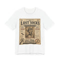 Lost Socks Investigation Bureau | Bella+Canvas 3001 Unisex Jersey T-Shirt